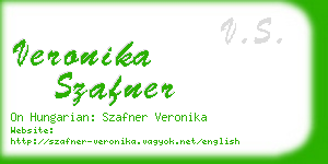 veronika szafner business card